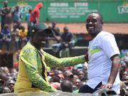 President William Ruto and UDA Sec Gen Cleophas Malala during the 2022 campaigns