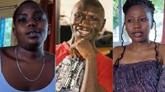 A collage imnage of Stivo Simple Boy with his talent manager Loise and finance manager Gift Nasimiyu