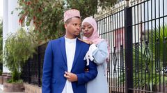 Presenter Ali and his wife Medina