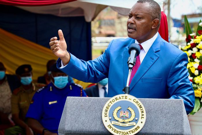 Directorate of Criminal Investigations (DCI) boss George Kinoti