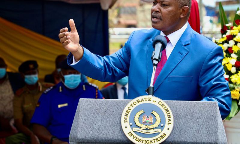 Directorate of Criminal Investigations (DCI) boss George Kinoti