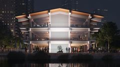 Global Center on Adaptation's (GCA) floating headquarters in Rotterdam, Netherlands