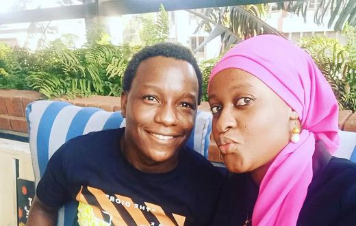 Mbaruk Mwalimu and wife Hadiya Mwasiwa