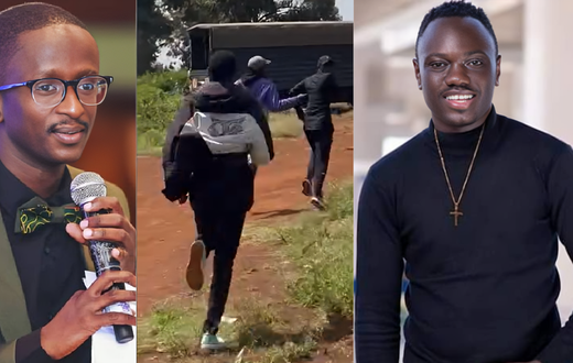 Njugush & Butita forced to flee at Jahmby Koikai's burial to escape mob