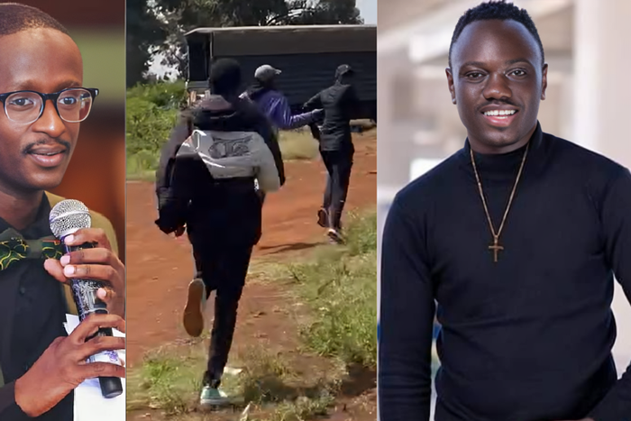 Njugush & Butita forced to flee at Jahmby Koikai's burial to escape mob