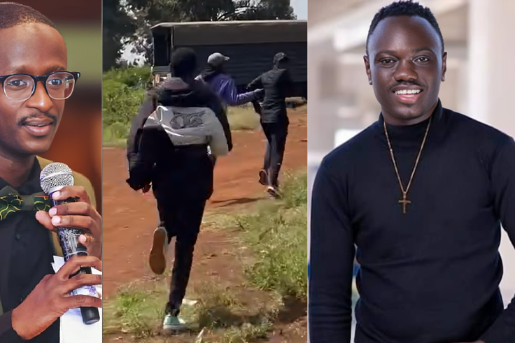 Njugush & Butita forced to flee at Jahmby Koikai's burial to escape mob