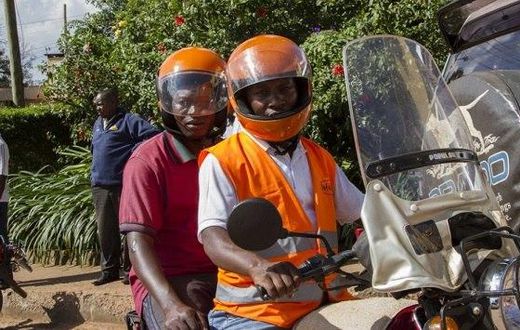 Safeboda motorcyclist