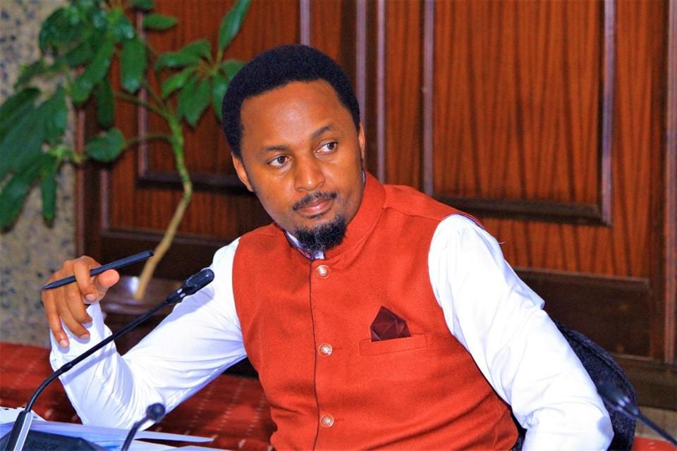 Kiambu Senator Karungo wa Thang'wa during a past Senate engagement