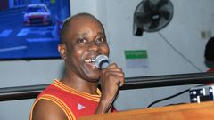 MC Fullstop MCeeing during a past gig