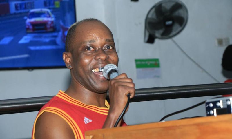 MC Fullstop MCeeing during a past gig