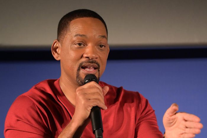 Will Smith speaks on stage at In Conversation with Will Smith during the Red Sea International Film Festival 2023 on December 02, 2023 in Jeddah, Saudi Arabia.Eamonn M. McCormack/Getty Images for The Red Sea International Film Festival