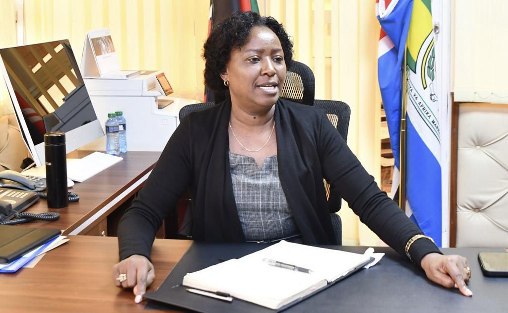Former Health PS Josephine Mburu in her office