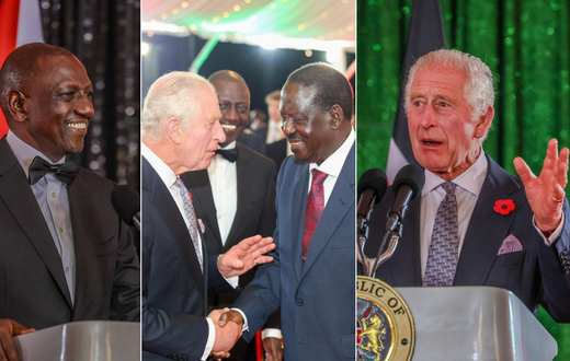 Highlights from the State Banquet that President Ruto hosted in honour of King Charles III & Queen Camilla at State House, Nairobi