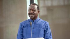 Azimio la Umoja leader Raila Odinga