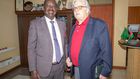 Azimio leader Raila Odinga hosted former Word Bank, Kenya Director Jim Adams who paid him a courtesy call in his Nairobi office on Monday, February 6, 2023.
