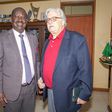 Azimio leader Raila Odinga hosted former Word Bank, Kenya Director Jim Adams who paid him a courtesy call in his Nairobi office on Monday, February 6, 2023.