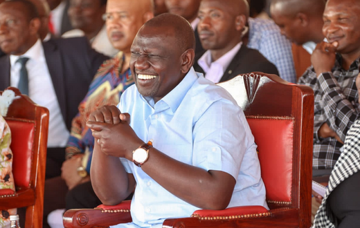 President William Ruto in Homa Bay County