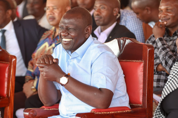 President William Ruto in Homa Bay County