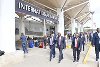 President William Ruto conducted an impromptu inspection at the Jomo Kenyatta International Airport (JKIA) on Monday evening August 21, 2023