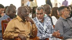President William Ruto and DPP Noordin Haji during the 16th Annual General Meeting and Conference of Africa Prosecutors’ Association held in Mombasa County on Monday, January 30, 2023