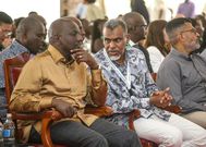 President William Ruto and DPP Noordin Haji during the 16th Annual General Meeting and Conference of Africa Prosecutors’ Association held in Mombasa County on Monday, January 30, 2023