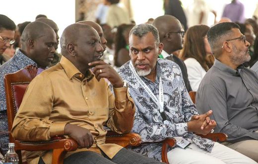 President William Ruto and DPP Noordin Haji during the 16th Annual General Meeting and Conference of Africa Prosecutors’ Association held in Mombasa County on Monday, January 30, 2023