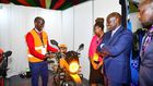 President William Ruto during the launch of a capacity building and empowerment programme for boda boda riders and one-year free medical cover dubbed Boda Boda Care at KICC, Nairobi on June 26, 2023