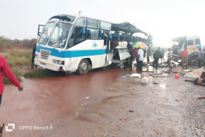 Kenyatta University bus collides with truck, several feared dead near Voi