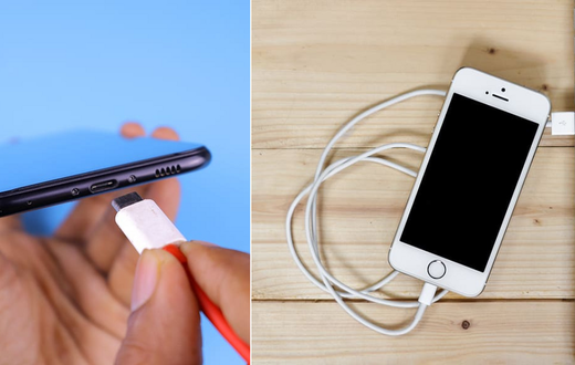 Phone and charger