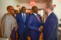 Nairobi Governor Johnson Sakaja accompanied President William Ruto to a meeting in New York, U.S.