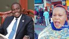 A collage of Governor Sakaja and Priscilla wa Imani