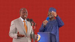 President William Ruto and Azimio One Kenya coalition party leader Raila Odinga