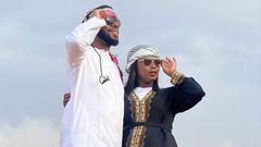 Kate Actress with Michael Mwangi in Dubai