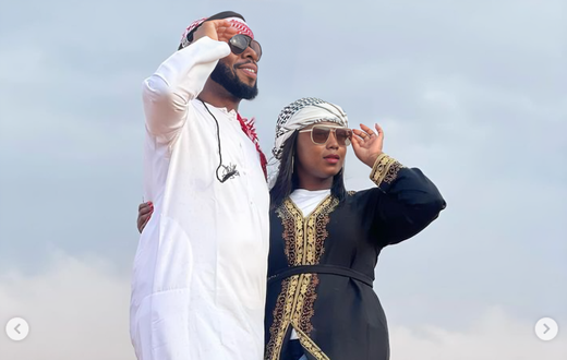 Kate Actress with Michael Mwangi in Dubai