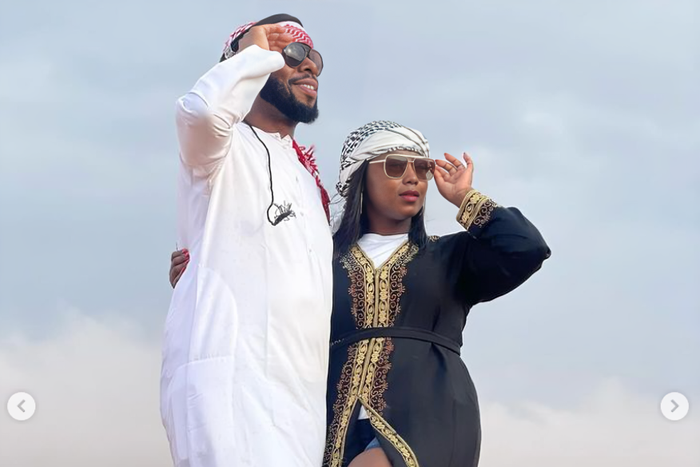 Kate Actress with Michael Mwangi in Dubai