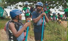 Romesh got to experience Uganda's nature