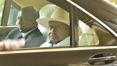 President William Ruto with Ugandan President Yoweri Museveni
