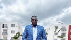 Willis Raburu poses for a photo