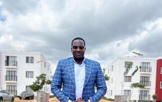 Willis Raburu poses for a photo