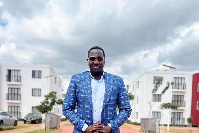 Willis Raburu poses for a photo