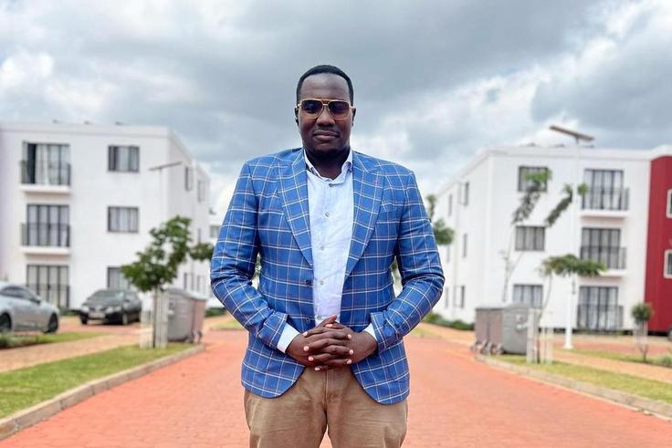 Willis Raburu poses for a photo