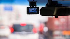A dashcam of a car stuck in traffic.show999/Getty Images