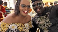 David Osiany with his wife, Syombua Osiany