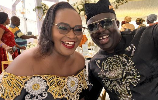 David Osiany with his wife, Syombua Osiany