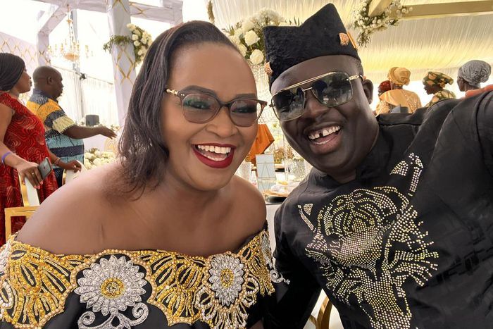 David Osiany with his wife, Syombua Osiany