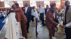 Eric Omondi attends Church Service in Rongai
