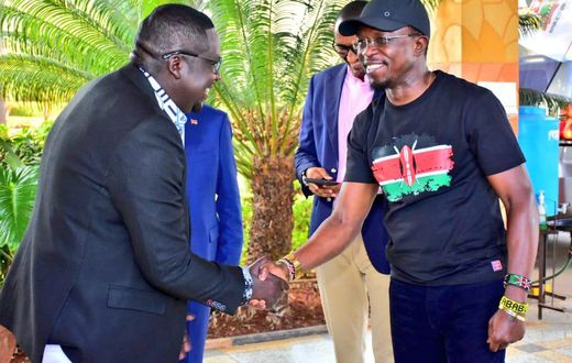 Churchill Ndambuki & CS Ababu Namwamba