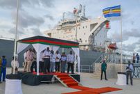 Deputy President Rigathi Gachagua received the initial 160, 000 metric tonnes of fuel procured under the Government-Government agreement at the Port of Mombasa on April 13, 2023