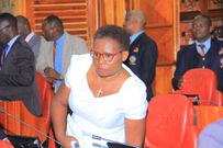 Governor Kawira Mwangaza at the Senate for the hearing of her impeachment on December 27, 2022