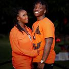 Flaqo with his girlfriend Keranta